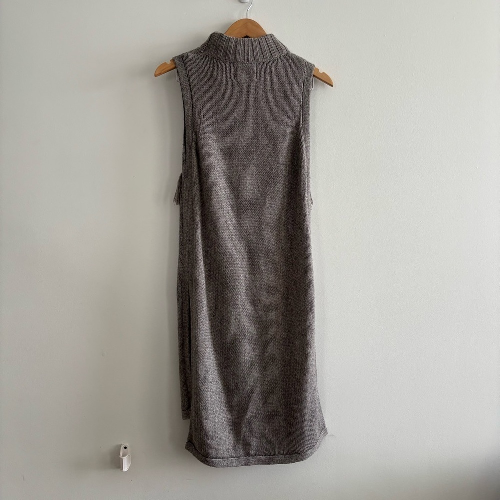 Anthropologie Nomad Morgan CarperSleeveless Turtleneck Sweater Tunic - Picture 9 of 15